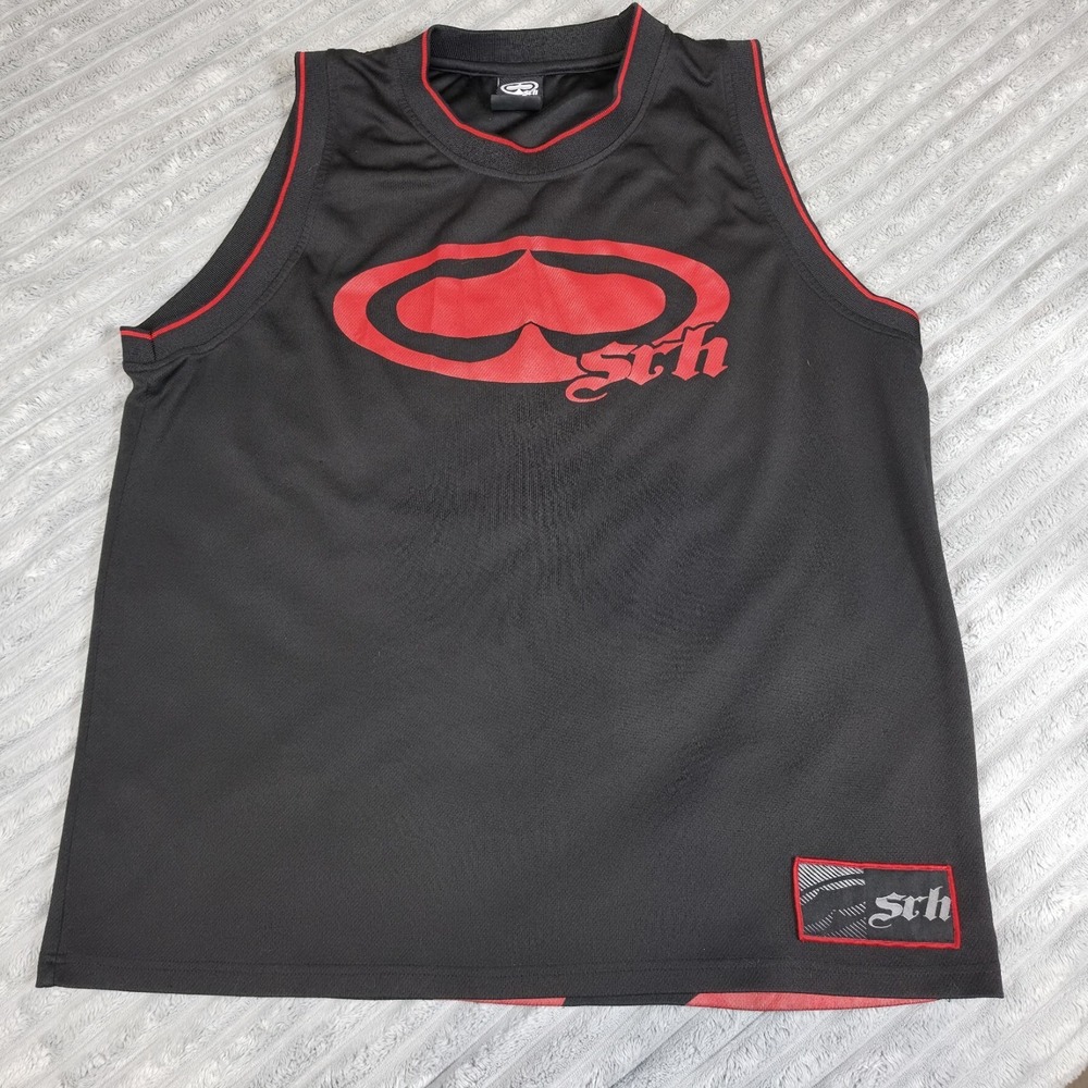 SRH Vintage Y2K Collectable Black & Red Jersey